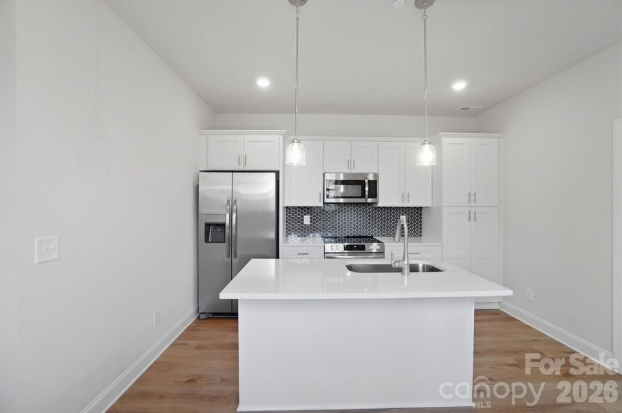 Furnished interior view inside a new home in , Charlotte (Image 9). Furnished interior view inside a new home in , Charlotte (Image 9).