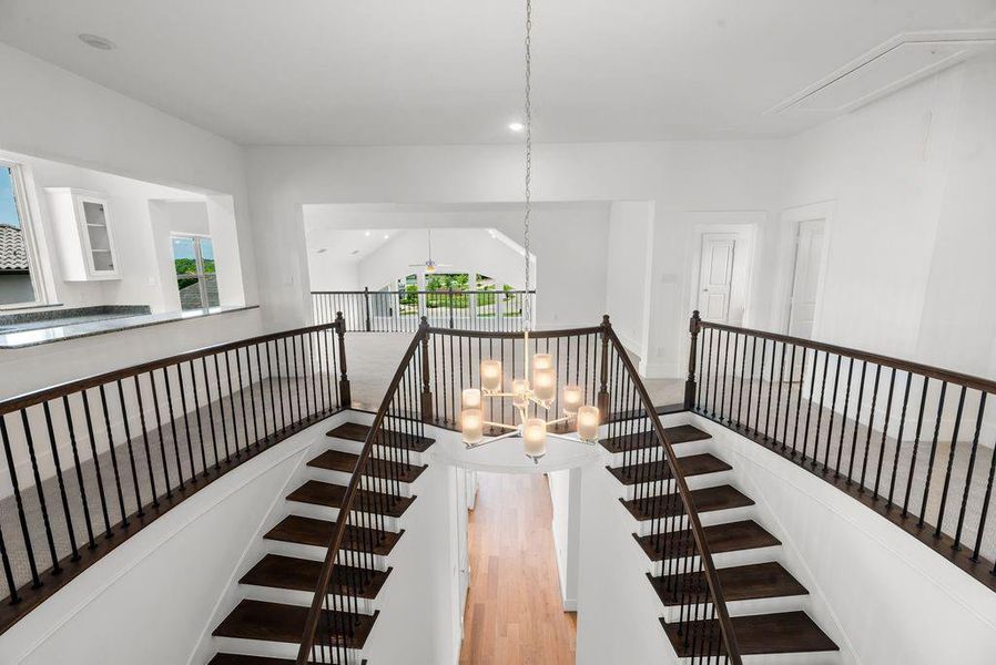 Furnished interior view inside a new home in Silverleaf Estates in Frisco, Frisco (Image 26).