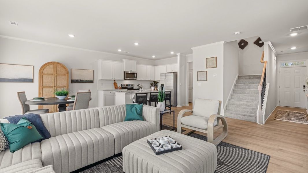 Furnished interior view inside a new home in Hughes Court, Dawsonville (Image 13).