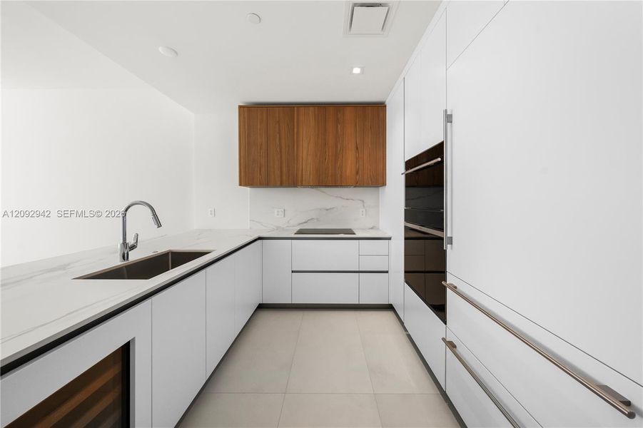 Furnished interior view inside a new home in , Miami (Image 8).