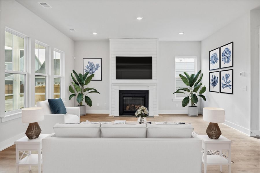 Furnished interior view inside a new home in Carnes Crossroads: Coastal Collection, Summerville (Image 7).