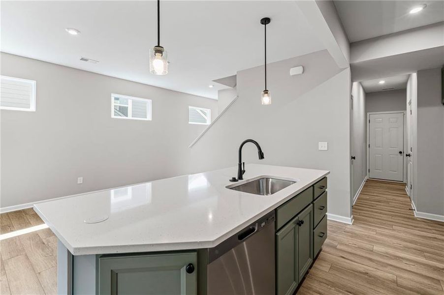Furnished interior view inside a new home in Villas at Gold Creek, Dawsonville (Image 9).