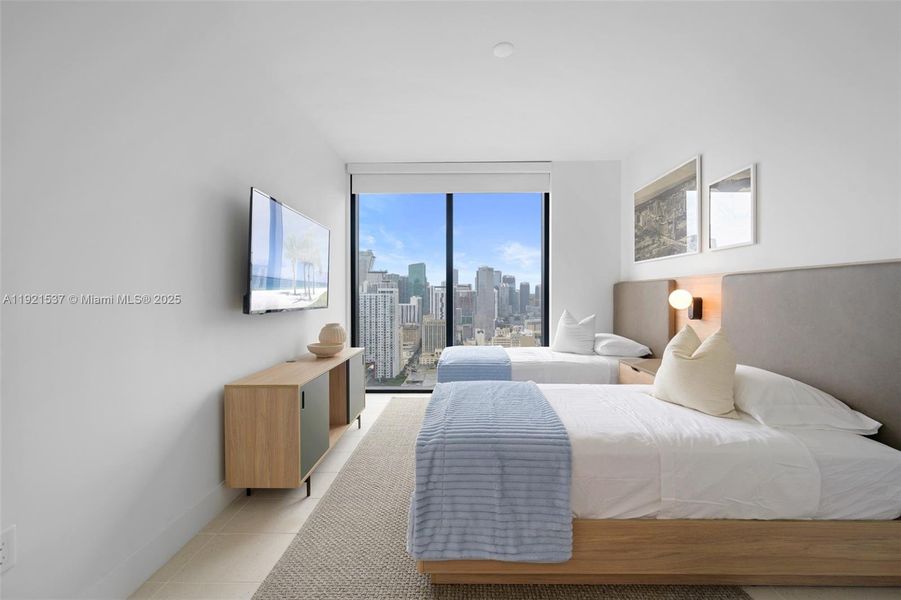 Furnished interior view inside a new home in Gale Hotel & Residences Miami (former Natiivo), Miami (Image 9).