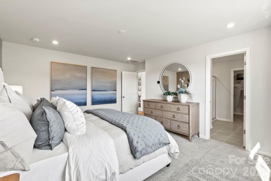 Furnished interior view inside a new home in The Meadows at Asbury Ridge, York (Image 17). Furnished interior view inside a new home in The Meadows at Asbury Ridge, York (Image 17).