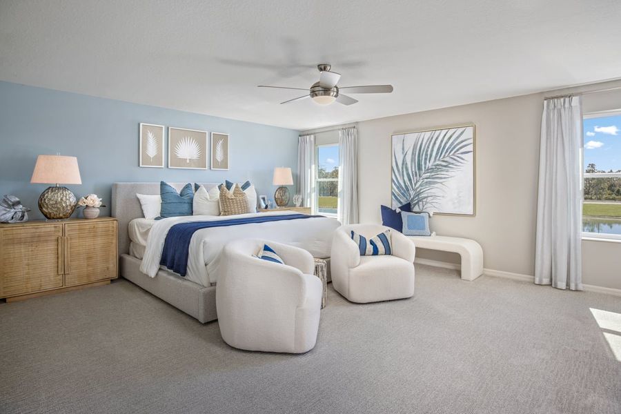 Representative furnished interior of a home built from the 2566 Modeled by KB Home in Chapel Manor II, Zephyrhills (Image 9).