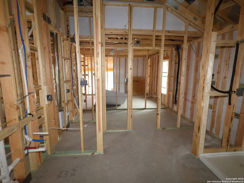 In-progress construction of a new home in Jordan's Ranch, San Antonio, TX (Image 24).