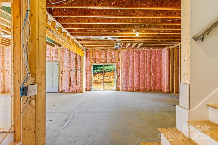 In-progress construction of a new home in , Advance, NC (Image 34).