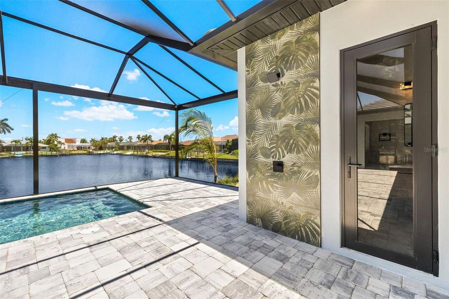 Exterior details and patio area of a home in , Cape Coral (Image 33). Exterior details and patio area of a home in , Cape Coral (Image 33).