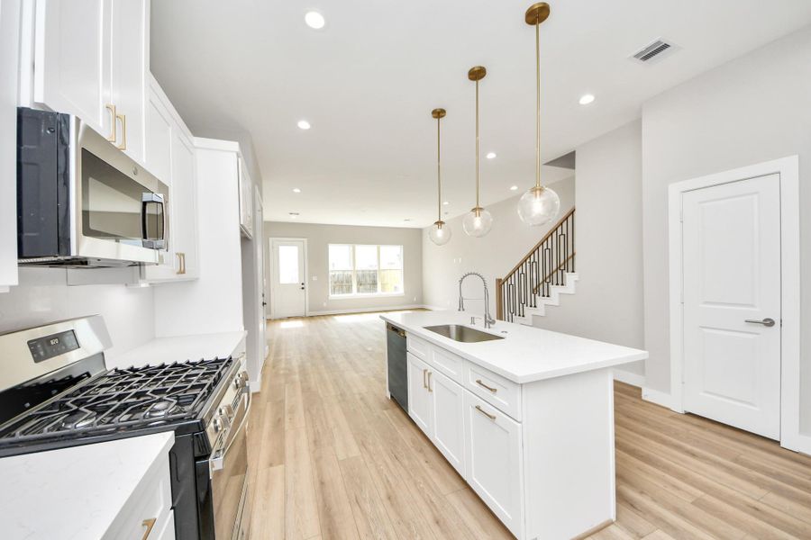 Furnished interior view inside a new home in , Houston (Image 8).