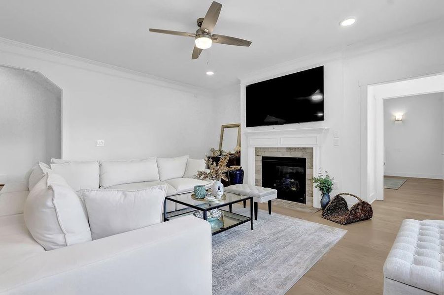 Furnished interior view inside a new home in , Lawrenceville (Image 4).