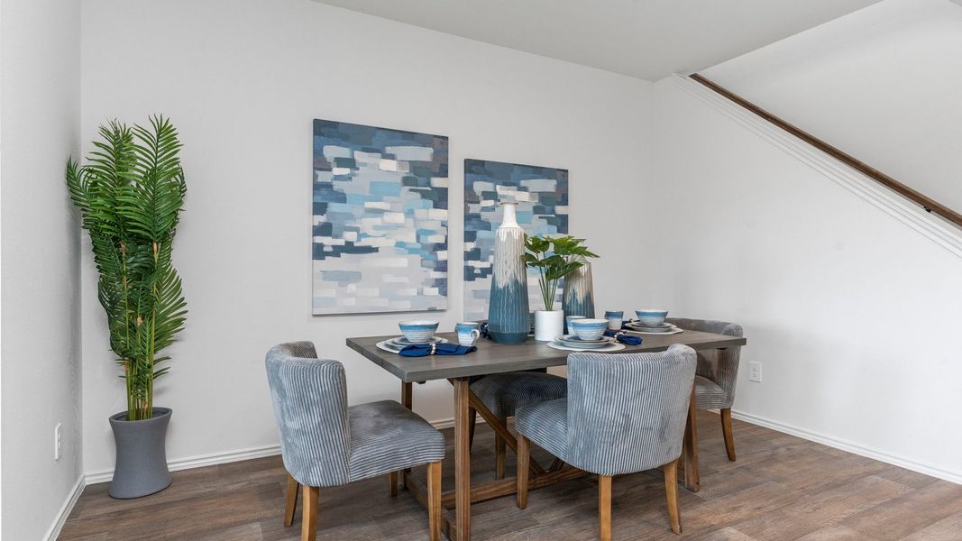 Furnished interior view inside a new home in Tamarron, Fulshear (Image 6).