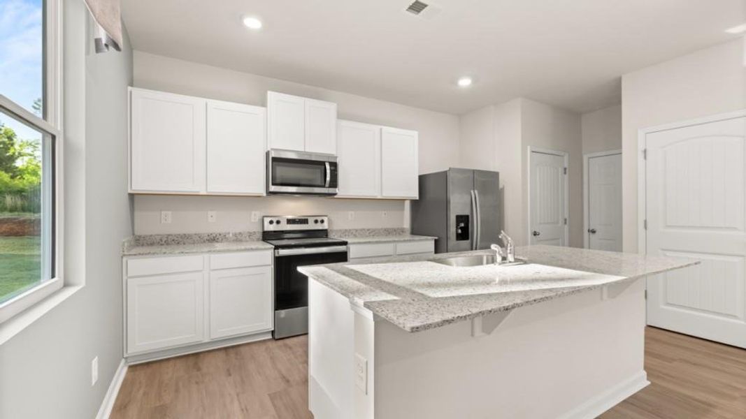 Furnished interior view inside a new home in Aurora Creek, Dallas (Image 3).