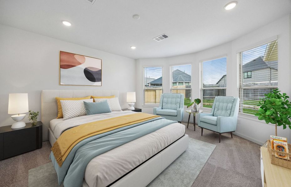 Furnished interior view inside a new home in Ellerden, Tomball (Image 8).