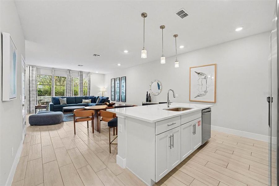 Furnished interior view inside a new home in , Reunion (Image 19).