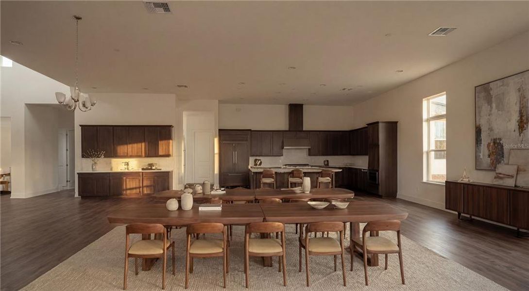 Furnished interior view inside a new home in , Montverde (Image 5). Furnished interior view inside a new home in , Montverde (Image 5).