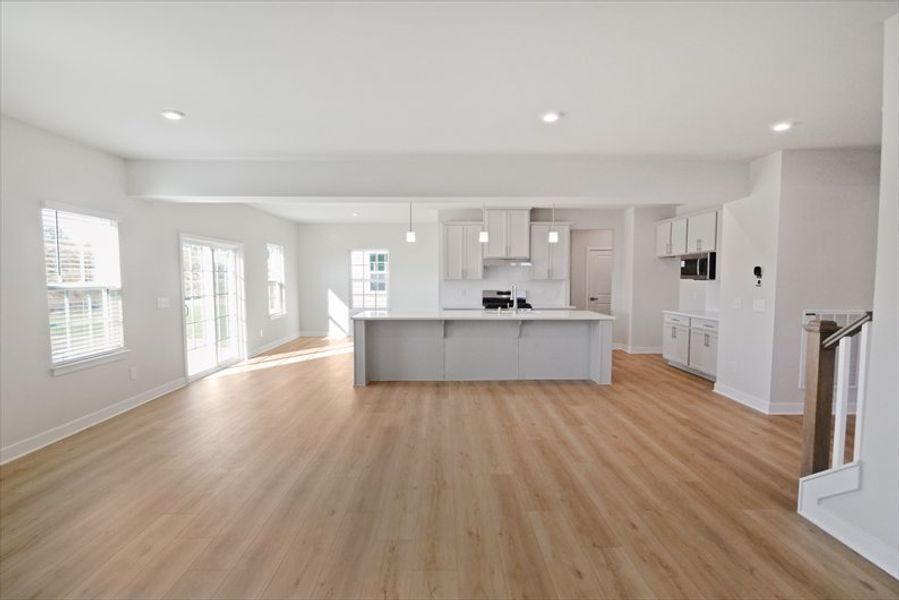 Spacious, unfurnished interior of a new home in Canterbrook Farms 2-Story, Fountain Inn (Image 12). Spacious, unfurnished interior of a new home in Canterbrook Farms 2-Story, Fountain Inn (Image 12).