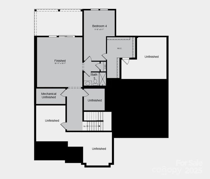 2D floor plan layout of this home in , Huntersville, NC (Image 4).