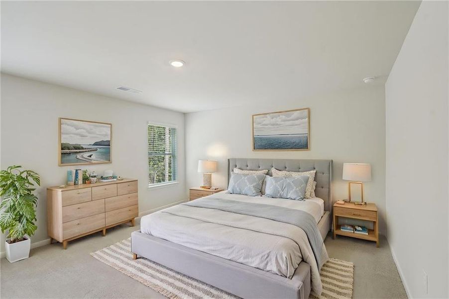 Furnished interior view inside a new home in Westmont Preserve, Powder Springs (Image 13).