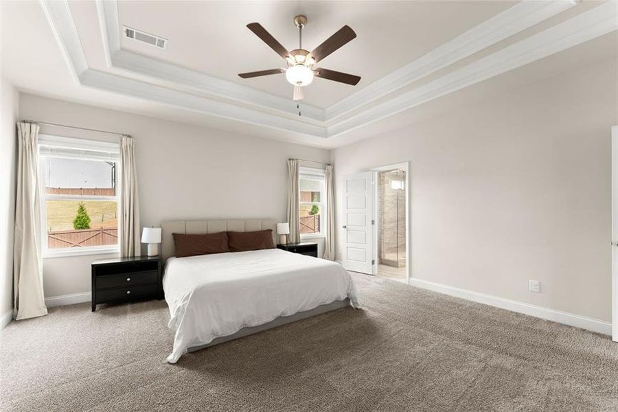 Furnished interior view inside a new home in , Gainesville (Image 28).