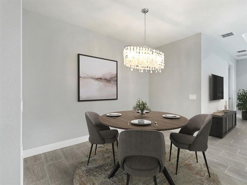 Furnished interior view inside a new home in , Venice (Image 13).