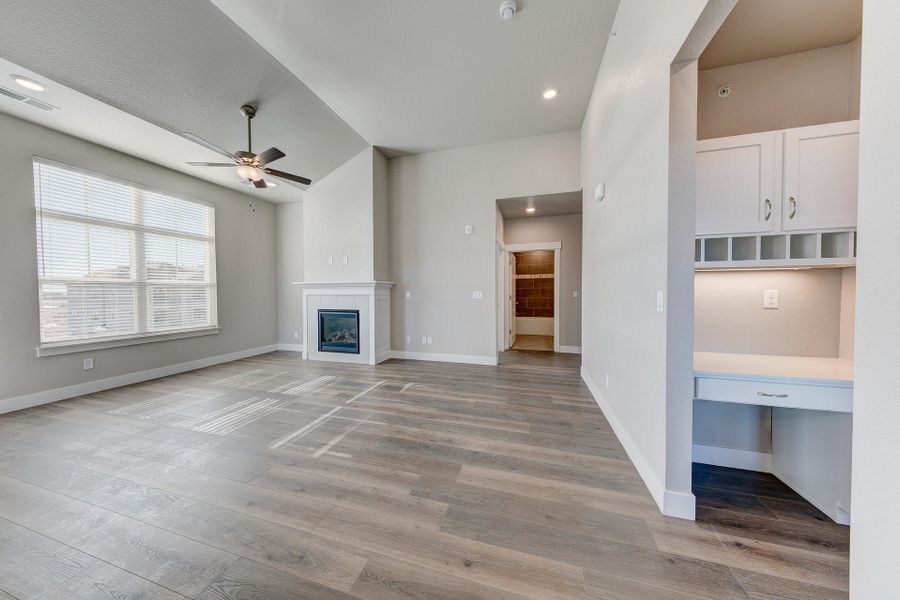 Representative unfurnished interior of a home built from the The Columbia by Landmark Homes in Highlands at Fox Hill, Longmont (Image 20). Representative unfurnished interior of a home built from the The Columbia by Landmark Homes in Highlands at Fox Hill, Longmont (Image 20).