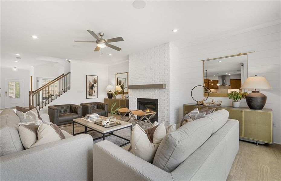 Furnished interior view inside a new home in Sierra Creek, Hoschton (Image 8).