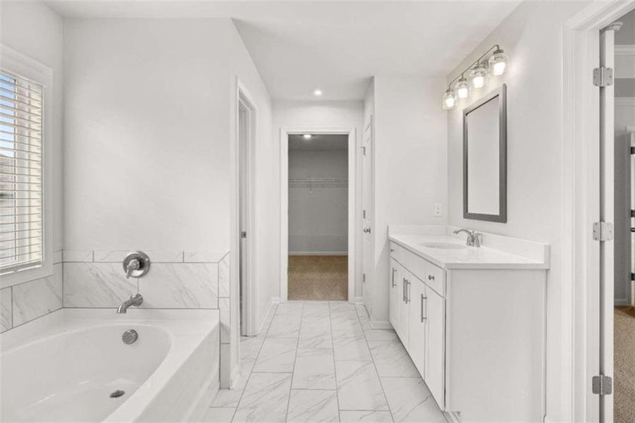 Furnished interior view inside a new home in Holland Estates, Powder Springs (Image 12).