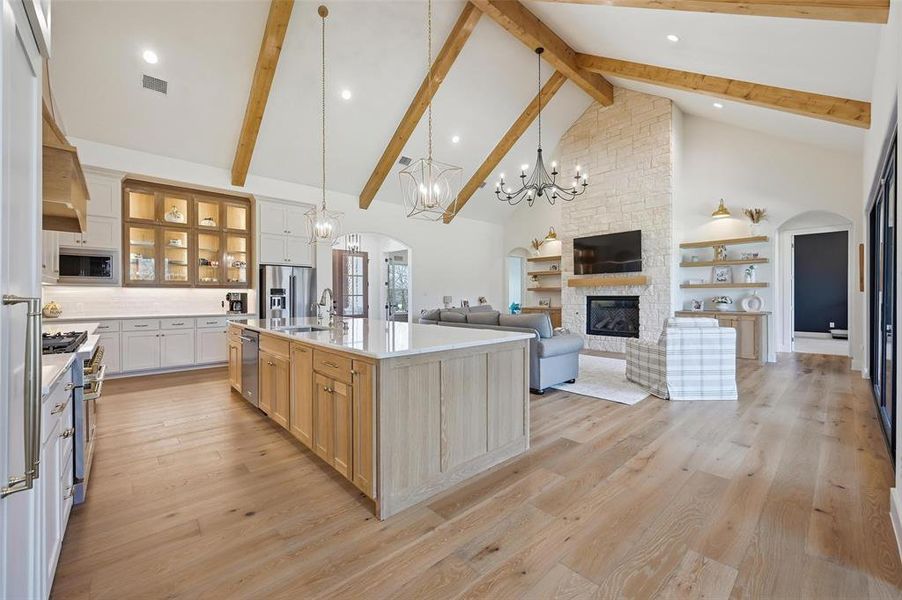 Furnished interior view inside a new home in , Weatherford (Image 21).