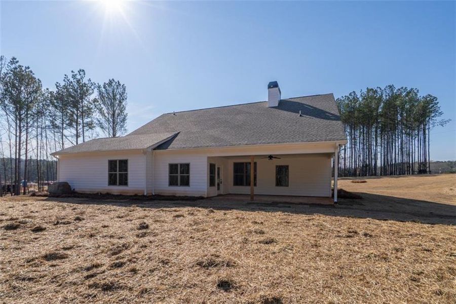 Exterior details and patio area of a home in , Social Circle (Image 3).