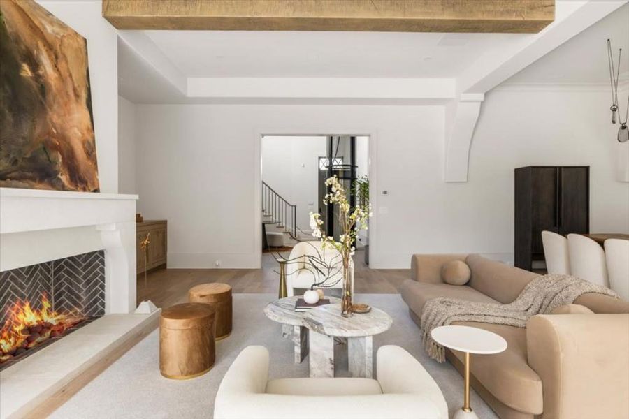Furnished interior view inside a new home in , Alpharetta (Image 63).
