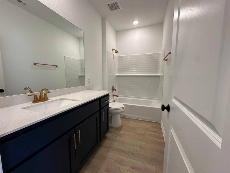 Secondary Bathroom Construction Progress Secondary Bathroom Construction Progress