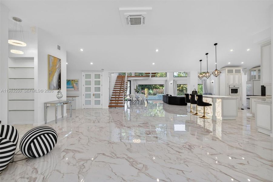 Furnished interior view inside a new home in , Biscayne Park (Image 10).