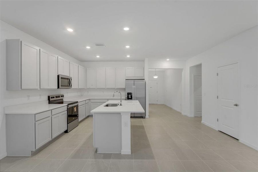 Furnished interior view inside a new home in Cypress Park Estates, Haines City (Image 7).