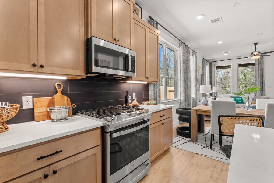 Furnished interior view inside a new home in The Woodlands Hills, Willis (Image 11). Furnished interior view inside a new home in The Woodlands Hills, Willis (Image 11).