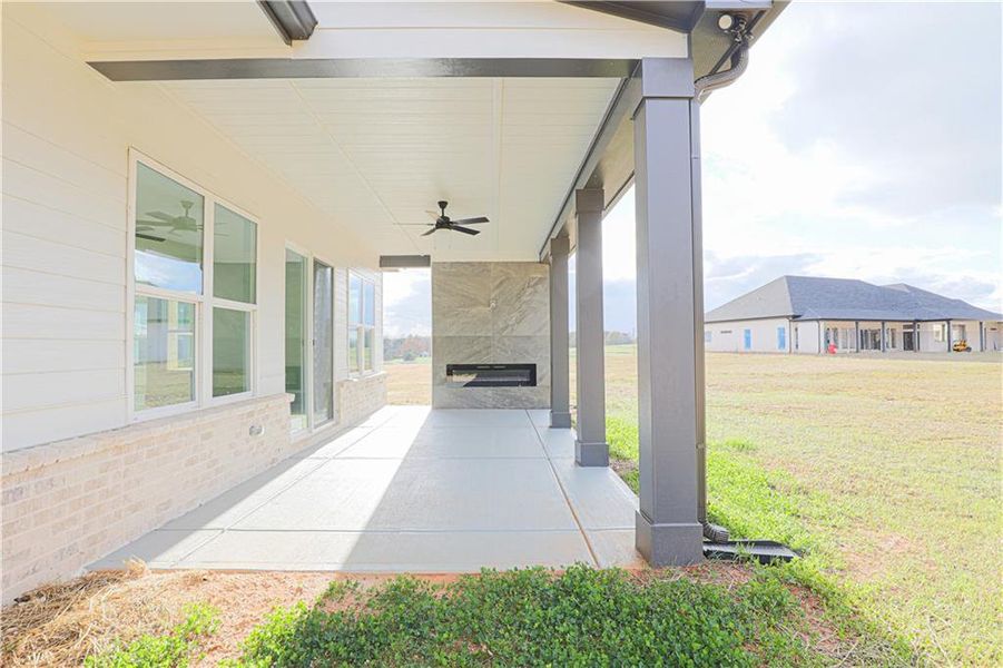 Exterior details and patio area of a home in , Maysville (Image 4).