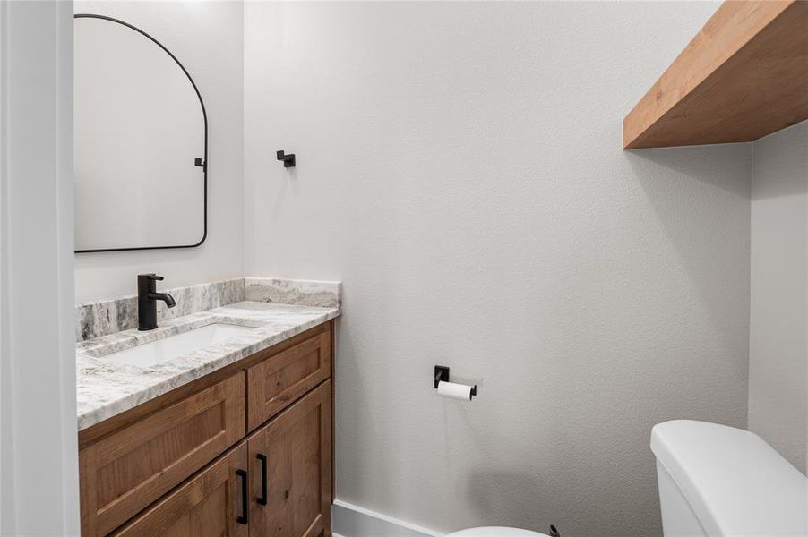 Furnished interior view inside a new home in , Point (Image 22).