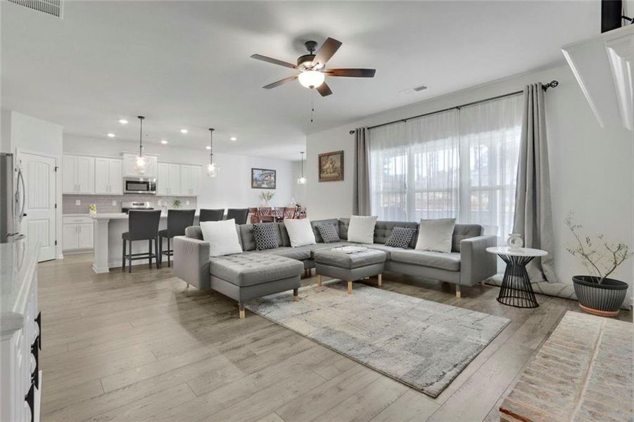 Furnished interior view inside a new home in , Monroe (Image 14). Furnished interior view inside a new home in , Monroe (Image 14).