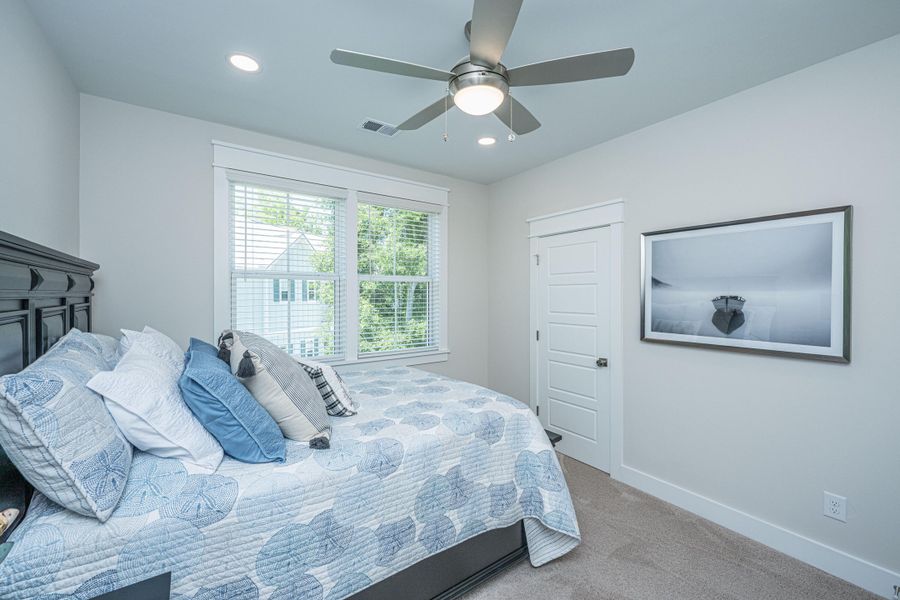 Furnished interior view inside a new home in Overlook at Copahee Sound, Awendaw (Image 50).