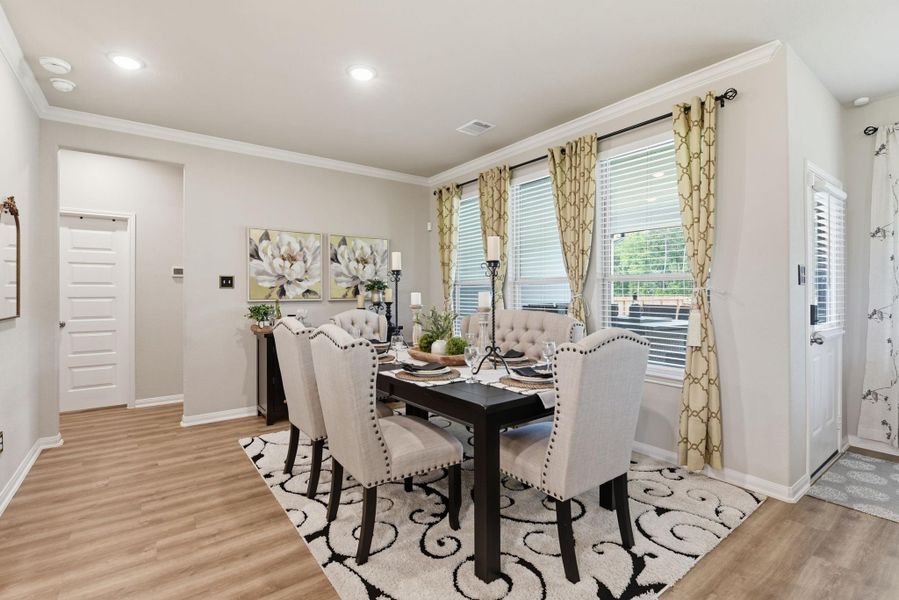 Furnished interior view inside a new home in , Cleveland (Image 35).