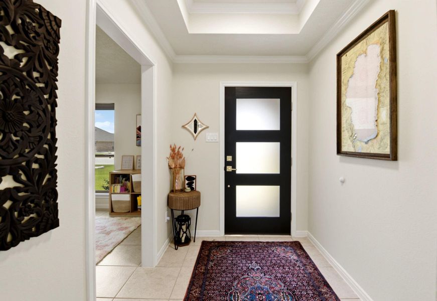 Furnished interior view inside a new home in Pedregal, Dickinson (Image 12).