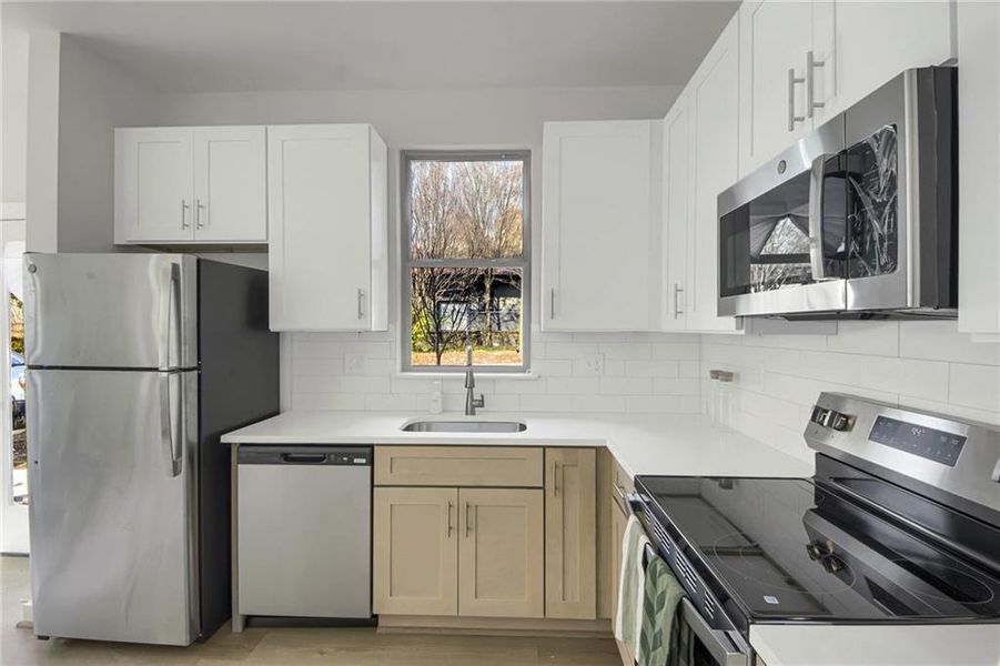 Furnished interior view inside a new home in , Atlanta (Image 8).