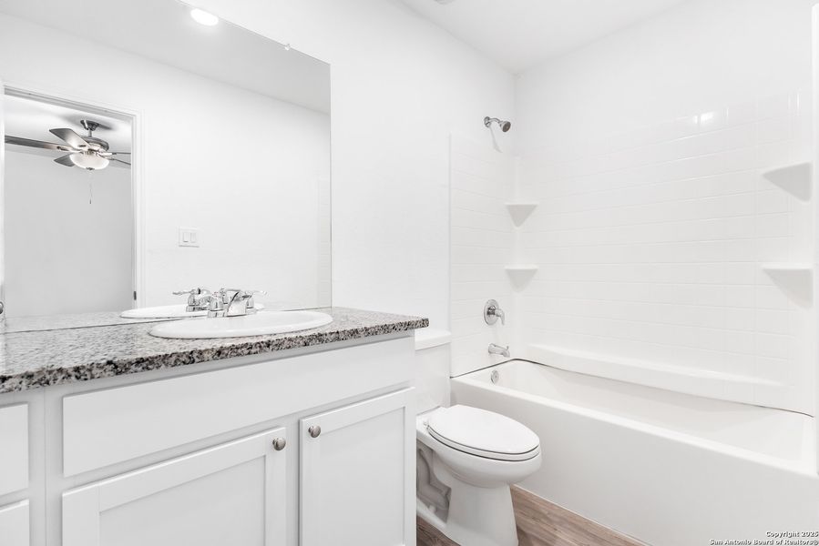 Furnished interior view inside a new home in Presa Point, San Antonio (Image 9). Furnished interior view inside a new home in Presa Point, San Antonio (Image 9).