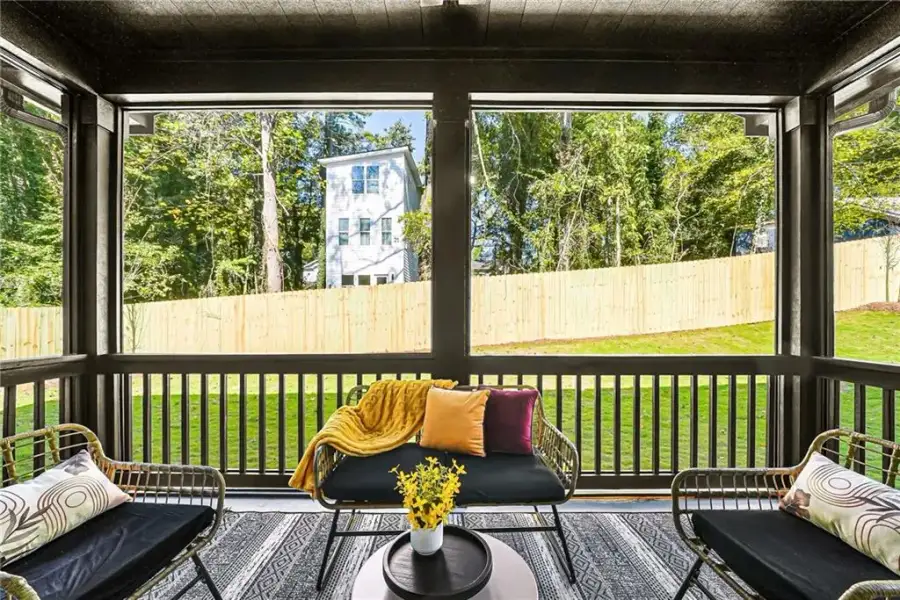 Exterior details and patio area of a home in , Scottdale (Image 4).