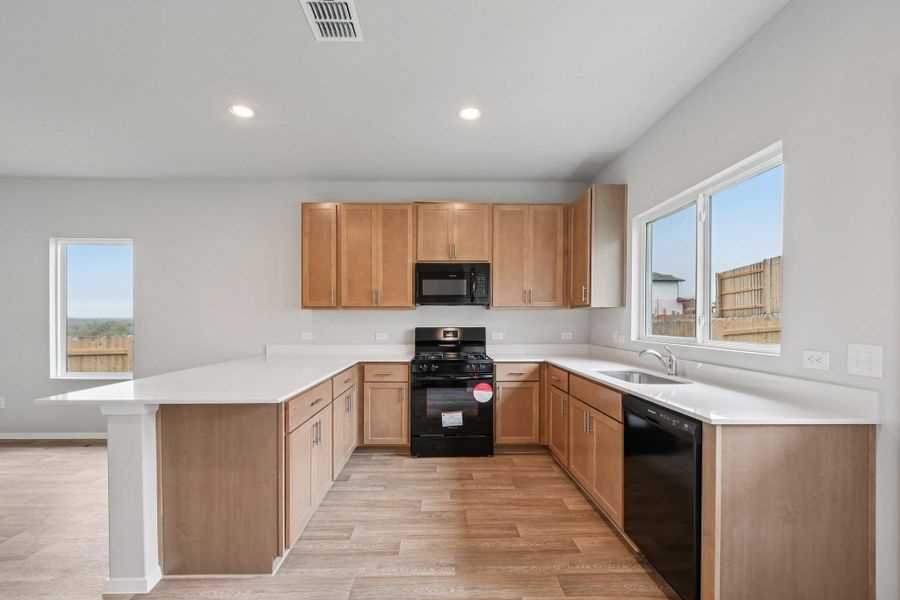 Furnished interior view inside a new home in Cloverleaf, Austin (Image 11).
