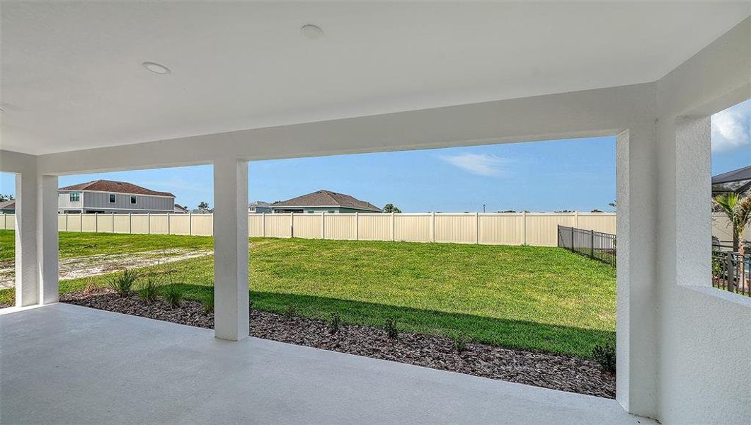 Exterior details and patio area of a home in Canoe Creek, Parrish (Image 22).