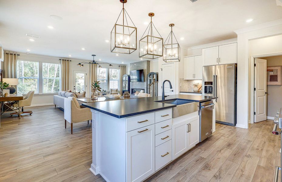 Furnished interior view inside a new home in Galloway Towns, Charlotte (Image 10).