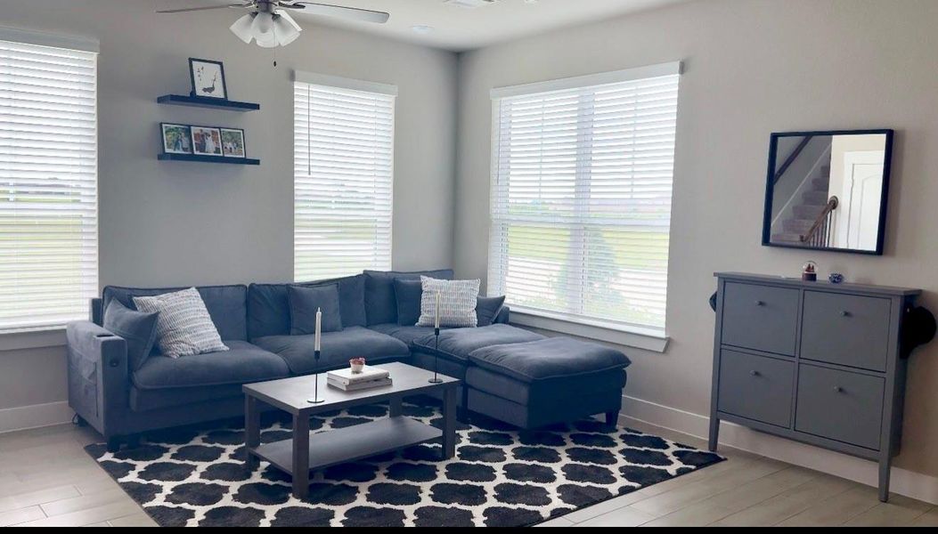 Current layout of Living Room, furniture is included.