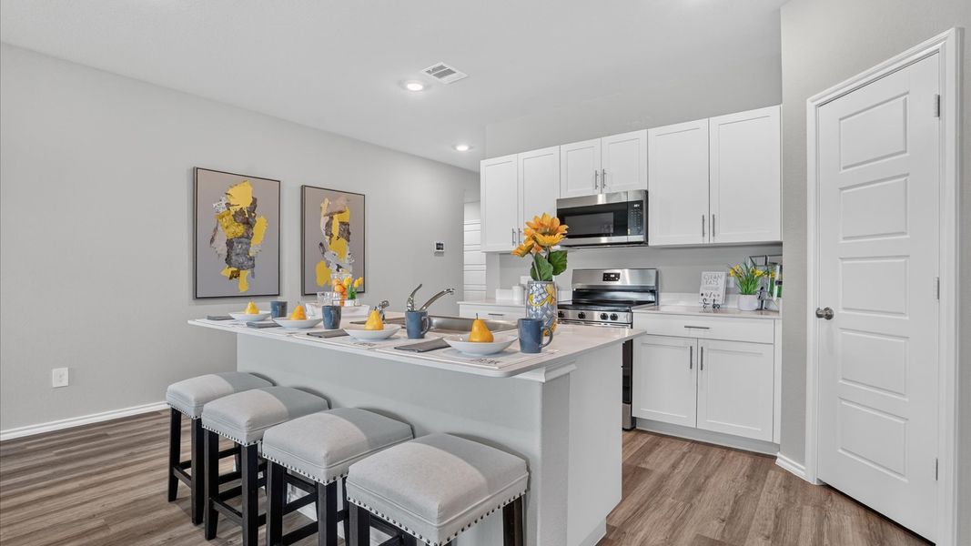 Furnished interior view inside a new home in Townes Landing, Fort Worth (Image 12).