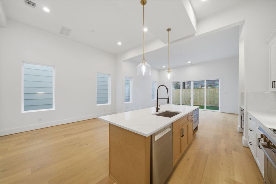 Furnished interior view inside a new home in , Houston (Image 6). Furnished interior view inside a new home in , Houston (Image 6).