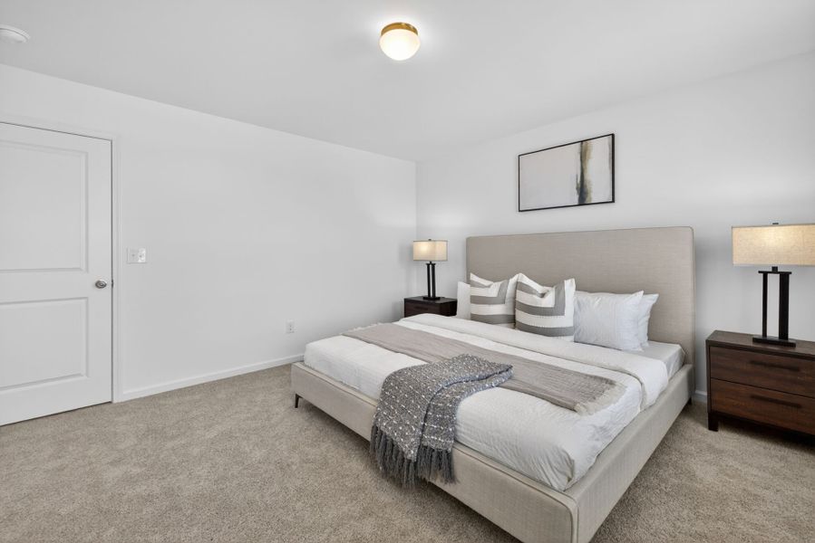 Furnished interior view inside a new home in Morgan Hills, Albemarle (Image 17).